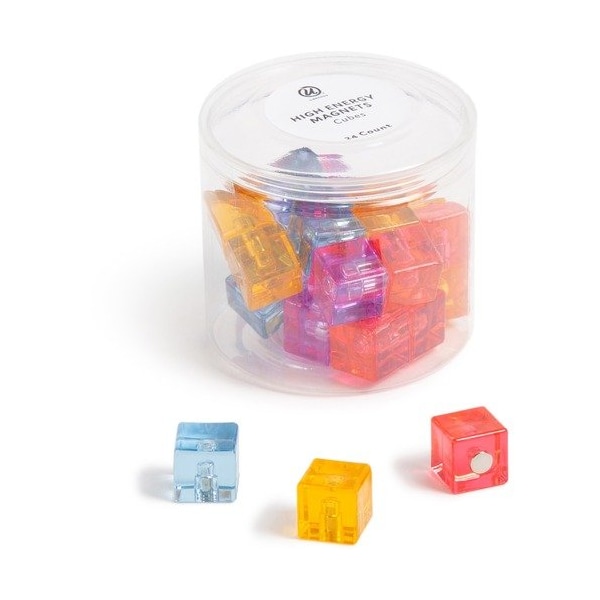 U Brands Magnets, Cube, 24-Count Set, AST, 24PK UBR3435U0624 - main